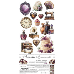 Scrapbooking-Zubehör-Set  - Craft o'clock -  Plum & Caramel - Plum