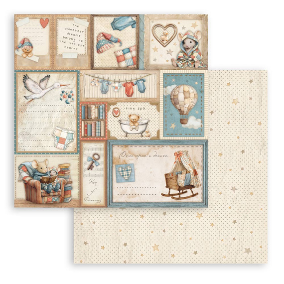 Scrapbooking Papier Set 20x20 -  Baby - Stamperia
