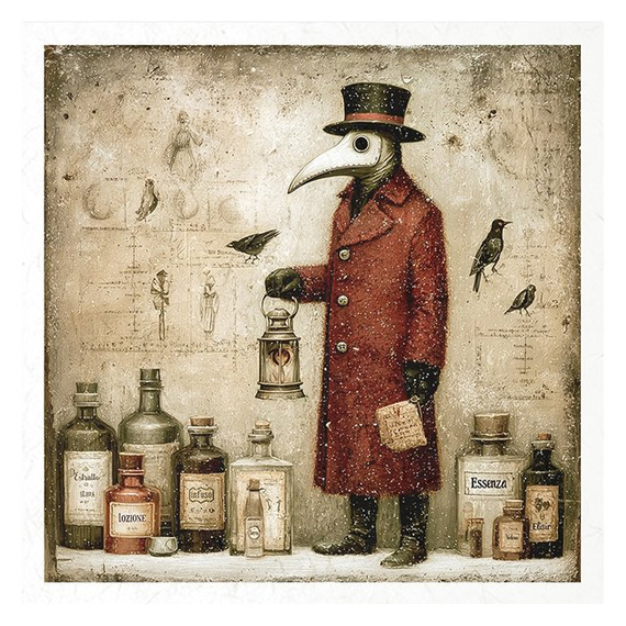 Reispapier-Set - Karneval, Maskerade, Masken- RSM222 - Itd Collection