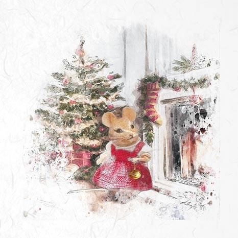 ITD Reispapier Decoupage Bastelpapier, RSM028 Mäuse