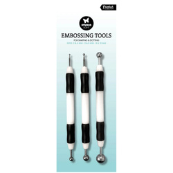 Werkzeuge - Prägestifte / Embossing Tools - Studio Light - 3 Stück
