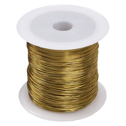 Floristendraht gold 0,45 mm - 30 m