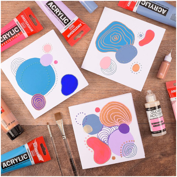 VAESSEN CREATIVE - Applikatoren, Flaschen für Kleber, Farben - 2 Stk