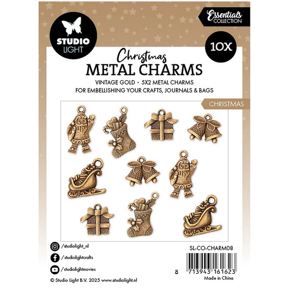 Metall-Anhänger - Metal Charms - Weihnachten - Studio Light 