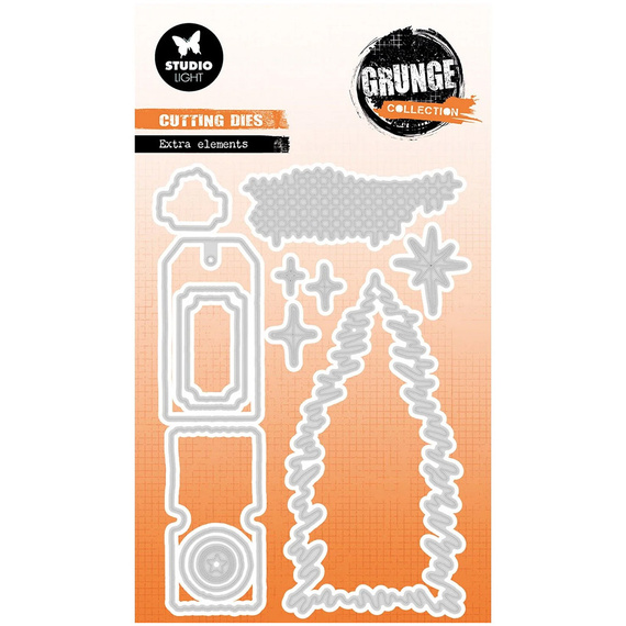 STUDIOLIGHT - Stanzform Präge Stanzschablone Cutting Die - Fanciful labels