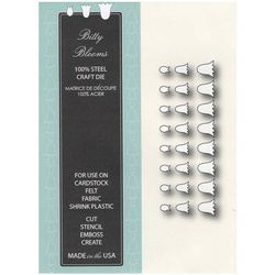 MEMORY BOX Stanzform Präge Stanzschablon Scrapbooking Tulpen Bitty Blooms 98814