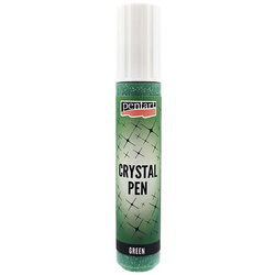 PENTART Crystal PEN Kristallpaste im Stift Basteln Glitzergrün 100 ml