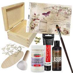 Decoupage-Startset Box 22x16x8cm