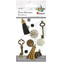 DEKORATIVES SET - Haken, Schlüssel, Anhänger