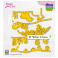 NELLIES Stanzform Präge Stanzschablone Scrapbooking Cutting Die, Tags MFD133