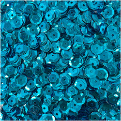 LOVEART SEQUINS für Handwerk Runde Lose metallic Pailletten 9mm/15g, türkis