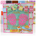 SIMPLY CREATIVE Set 30 Blatt 15x15cm Scrapbooking Craft Papier 120g, Fiesta Fun