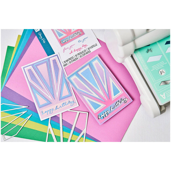 SIZZIX Stanzform Präge Stanzschablone Cutting Die, Refined Rays