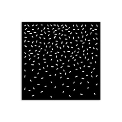 Schablone Mix Media 3D 12x12cm - Candy Christmas - Waffeltüte Streusel - Stamperia 