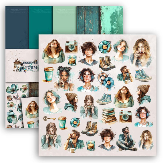 Scrapbooking Papier Set 30x30 cm  - UHK Gallery - Essence and Form