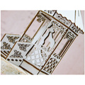Dekorpappe Die Cut Chipboard Dekoration gazebo 3d - Kreatywna Pracownia