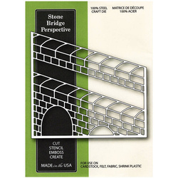 Stanzform Präge Stanzschablone Cutting Die - Poppystamps - Pointed Square Frames - Mauerwerk