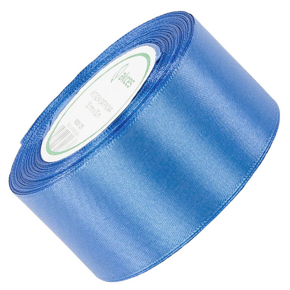 Blaues Satinband 50mm - 32mb