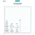 STUDIO LIGHT Stanzform Präge Stanzschablone Cutting Die, Bookmark Lesezeichen