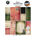 STUDIO LIGHT  A4 Papierset + Elemente Scrapbooking Designer Papier Paper Pad, Grunge Background papers 