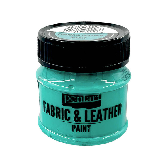PENTART - Farbe für Textil und Leder 50 ml - türkis 