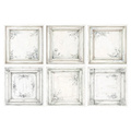 Reispapier-Set-Bastelpapier - ITD - RSM171 Dekorative Rahmen, vintage, shabby chic