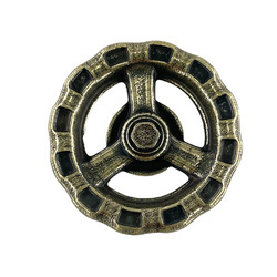 Metallverzinkte Dekoration - Ventil 1