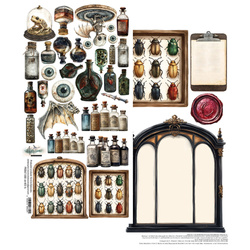 ART ALCHEMY 15x30cm Scrapbooking Papier,  Behind Closed Doors