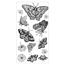 SIZZIX Stempel - Nature Butterflies Schmetterlinge