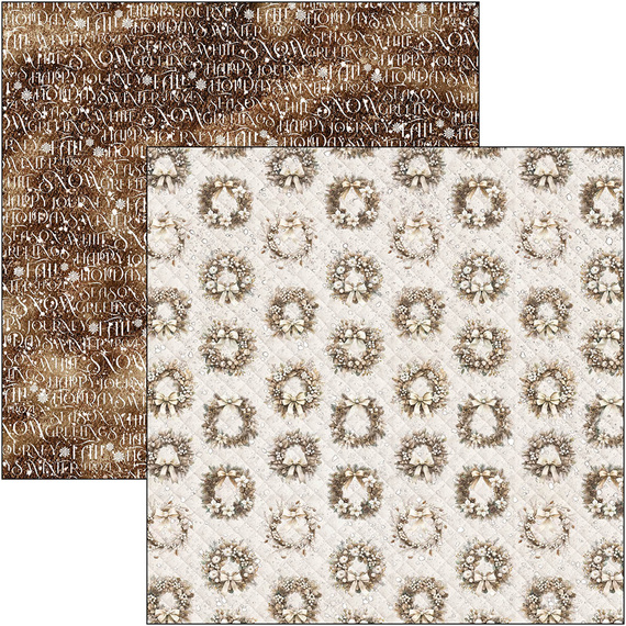 Scrapbooking Papier Set 30x30 cm – Paterns Pad- Bastelpapier - Ciao Bella – Winter Season