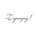 AGATERIA - Transparent Stempel Motivstempel Clear Stamp ,Zapraszamy! - Untertitel PL 