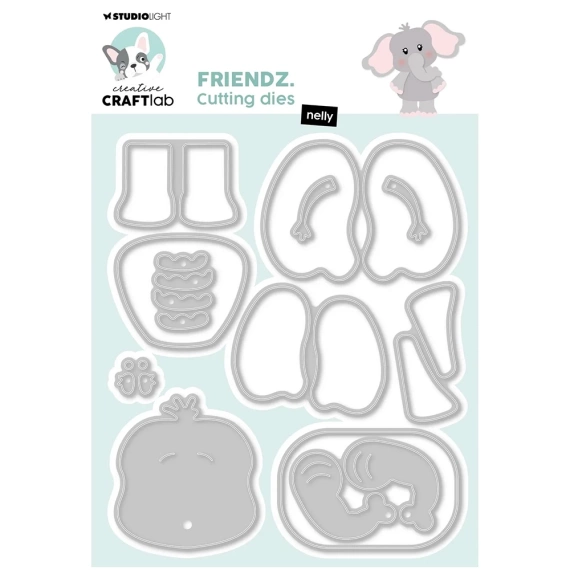 STUDIO LIGHT - Stanzform Präge Stanzschablone Cutting Die -  Nelly Friends