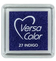 TSUKINEKO - Pigment Stempelkissen - Versa Color small 2,5 x 2,5 cm - Indigo
