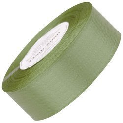 Helles khakifarbenes Satinband 38mm - 32mb