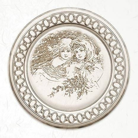 ITD Reispapier Decoupage Bastelpapier, RSM059 engel, vintage