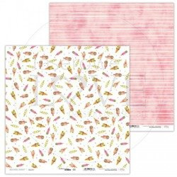 LASEROWE LOVE 30,5x30,5cm doppelseitig Scrapbooking Papier 250g Watermelon Summer 05