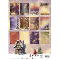 STUDIO LIGHT A4 Papierset + Elemente Scrapbooking Papier Paper Pad, Fairy Christmas