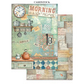 Set aus Junk Journal-Papieren, Aufklebern und Elementen - Furry Friends - Stamperia 