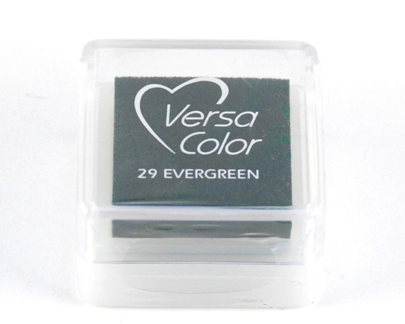TSUKINEKO - Pigment Stempelkissen - Versa Color small 2,5 x 2,5 cm -  Evergreen