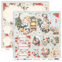 SCRAPBOYS 30x30cm doppelseitig Scrapbooking Papier Christmas Time 05