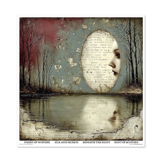 ITD COLLECTION Scrapbooking Papier Set 30x30 cm - Carnival - Masquerade