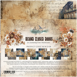 ALCHEMY OF ART Set 20x20cm Scrapbooking Papier, Behind Closed Doors