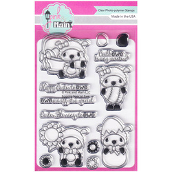 PINK & MAIN Transparent Stempel Motivstempel Clear Stamp - Eggstra Special Ewe - Osterschaf