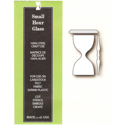 Stanzform Präge Stanzschablone Cutting Die - Poppystamps - Small Hour Glass 