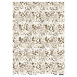 Reispapier für Decoupage A3 - Ciao Bella - Winter Season Home Sweet Home