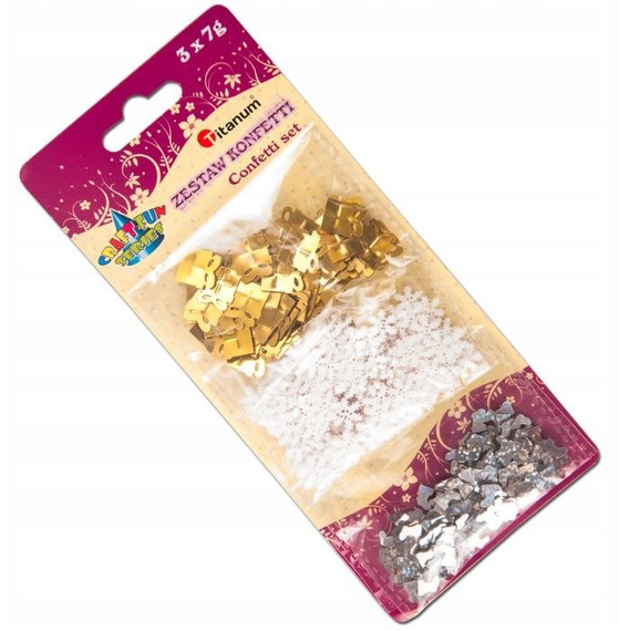 Konfetti-Mix Schuhflocken Geschenkset