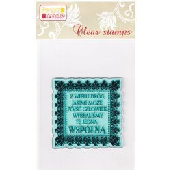 LEMONADE Transparent Stempel Motivstempel Clear Stamp Z wielu drog jakimi ... Untertitel PL