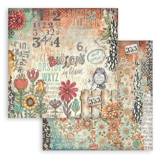 Scrapbooking Papier Set 30x30 - Furry Friends  - Stamperia