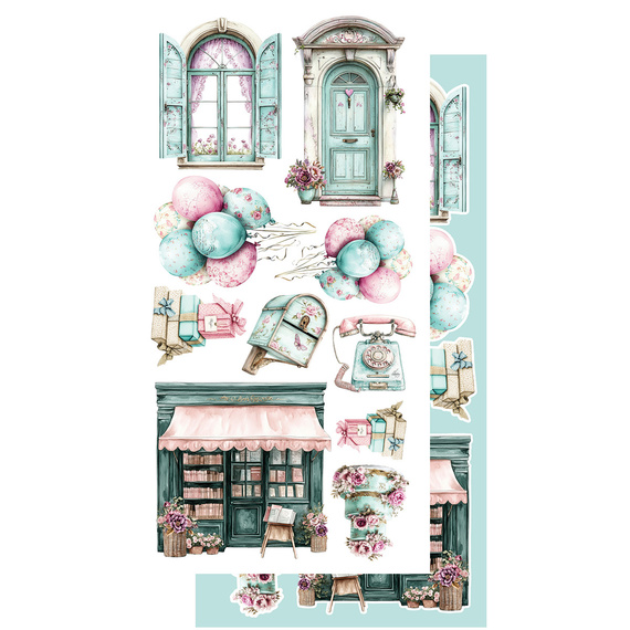 ALCHEMY OF ART Set 15x30cm Scrapbooking Papier, Dreamy Dreams