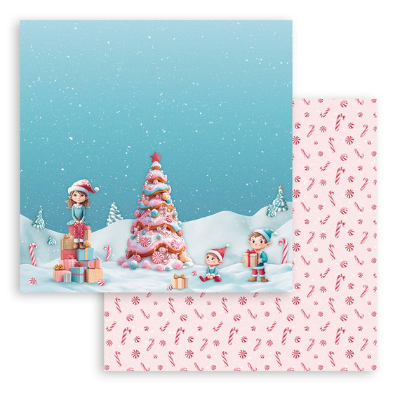Scrapbooking Papier Set 30x30 - Candy Christmas - Stamperia